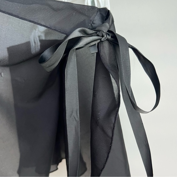 LITTLE GIRLS Black Chiffon Dance Skirt - XS - Picture 3 of 5